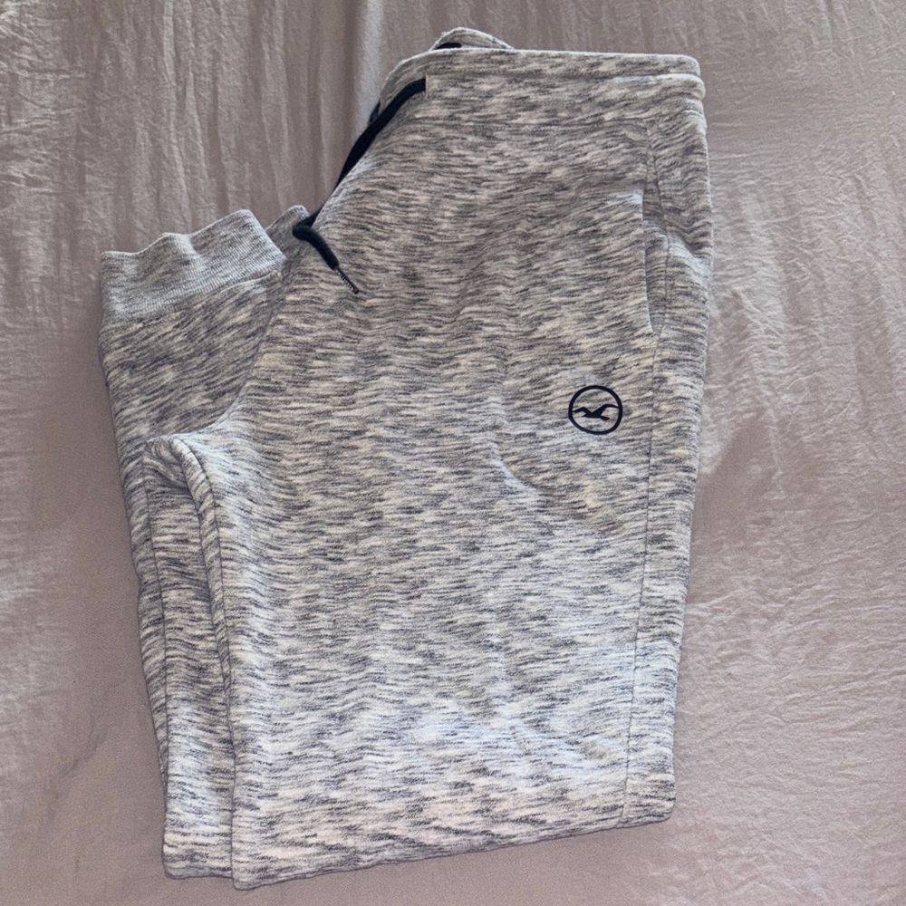 Gray Jogger Sweatpants with Logo